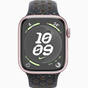 Apple Watch S9 GPS 45mm Pink Aluminum Case w. Midnigth Sky Nike Sport Band S/M (MR9T3) б/у